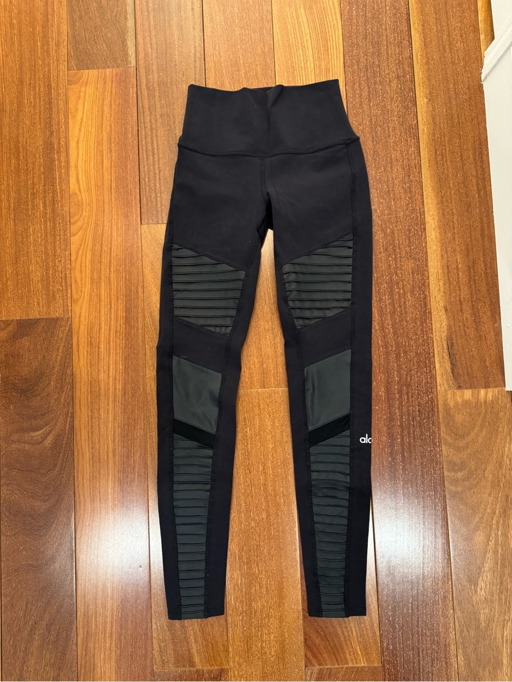 ALO Yoga Black Moto High-Rise Leggings